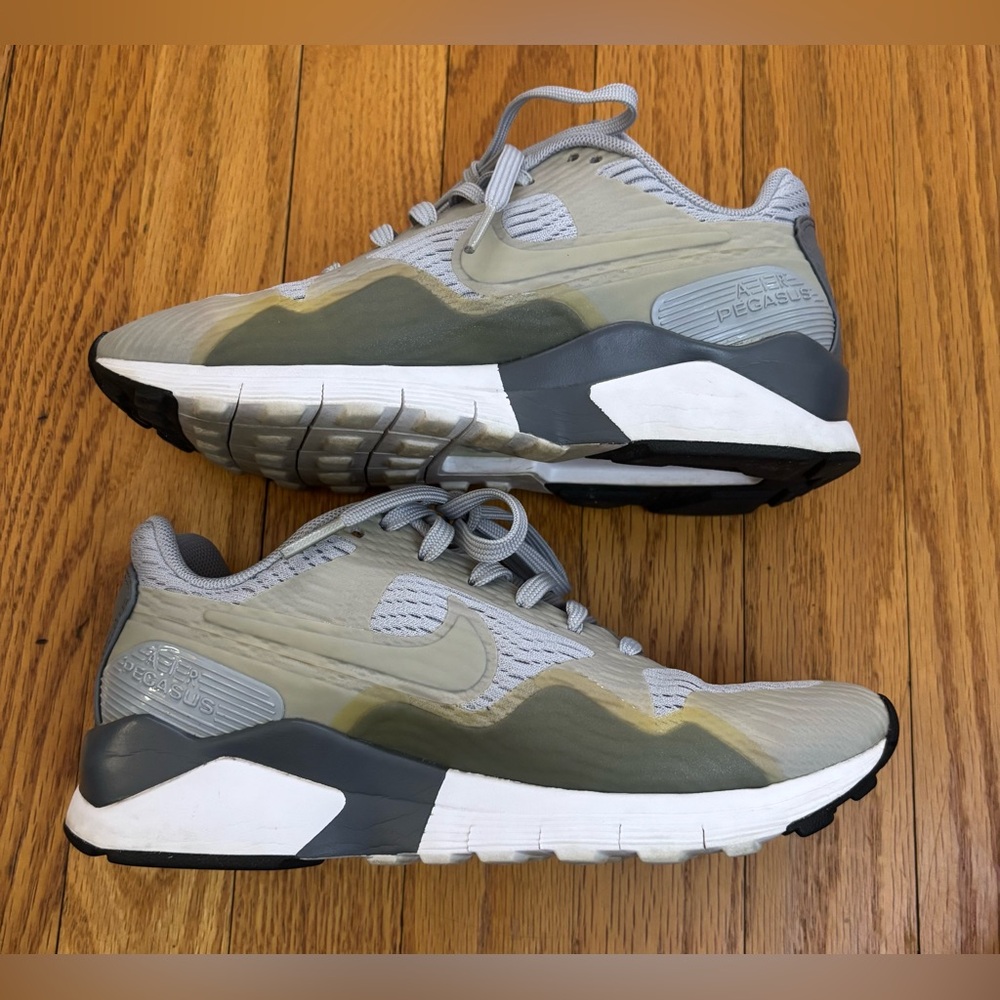 Nike Air Pegasus 92/16 Sneakers Women’s 6 Gray Shoes Wear Shown Review Pics/Des